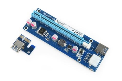 Picture of Gembird PCI Express Riser Card 6pin Power