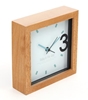 Picture of Platinet alarm clock April, wooden (43623)