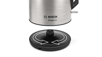 Attēls no Bosch TWK3P420 electric kettle 1.7 L 2400 W Black