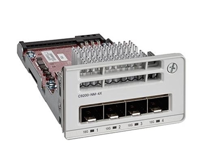 Изображение Cisco C9200-NM-4X= network switch module 10 Gigabit Ethernet, Gigabit Ethernet