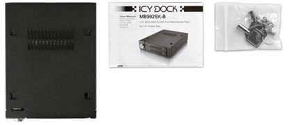 Attēls no Kiesze Icy Dock MB992SK-B, 2 x 2,5", SAS & SATA