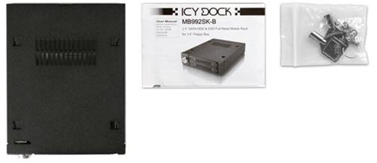 Picture of Kiesze Icy Dock MB992SK-B, 2 x 2,5", SAS & SATA