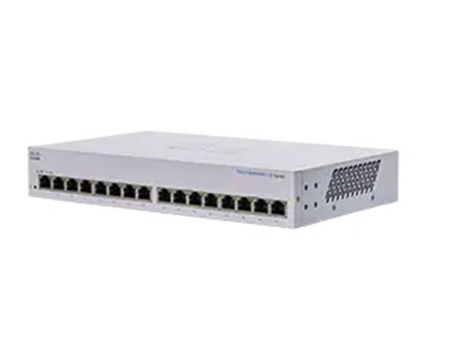 Picture of Cisco CBS110 Unmanaged L2 Gigabit Ethernet (10/100/1000) 1U Grey