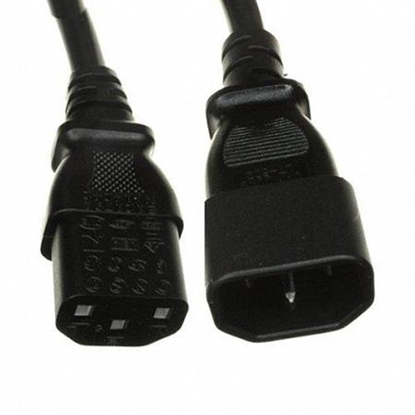 Attēls no Cisco CAB-C13-C14-AC= power cable Black 3 m C13 coupler C14 coupler