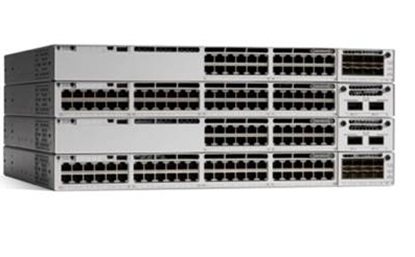 Picture of Cisco Catalyst C9300-48P-A network switch Managed L2/L3 Gigabit Ethernet (10/100/1000) Power over Ethernet (PoE) Grey