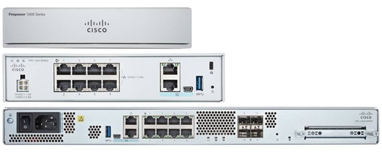 Picture of Cisco FPR1010-ASA-K9 hardware firewall 1U 2000 Mbit/s