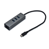 Picture of i-tec Metal USB-C HUB 3 Port + Gigabit Ethernet Adapter