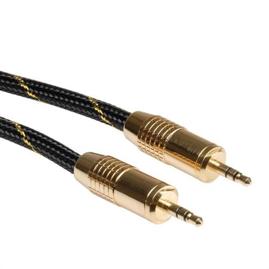 Picture of ROLINE GOLD 3.5mm Audio Connetion Cable, Male - Male 2.5m