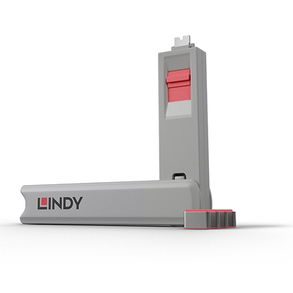 Attēls no Lindy USB Type C Port Blocker, pink