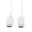 Attēls no Kabel USB LogiLink USB-C - USB-C 0.5 m Biały (CU0130)