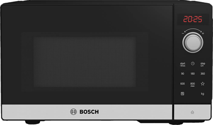 Picture of Bosch Serie 2 FFL023MS2 microwave Countertop Solo microwave 20 L 800 W Black, Stainless steel