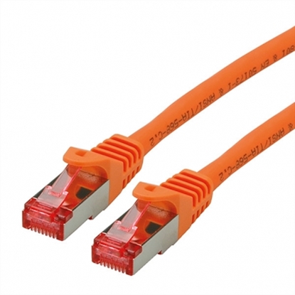 Изображение ROLINE S/FTP Patch Cord Cat.6 Component Level, LSOH, orange, 0.3 m