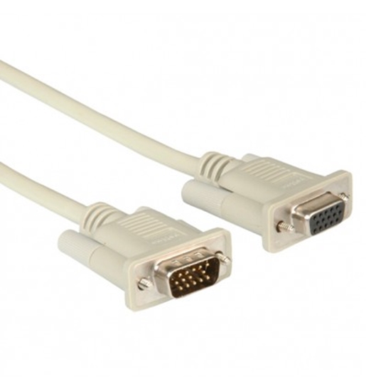 Picture of ROLINE VGA Cable, HD15 F - HD15 M, B-A 3 m
