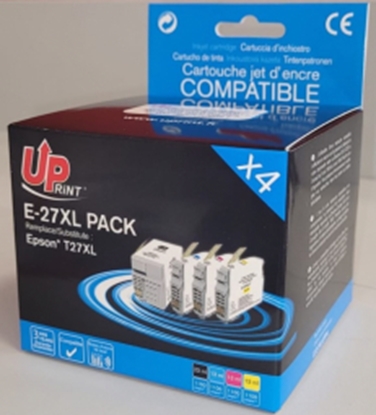 Изображение UPrint Epson E-27XL Pack BK (25ml) + C/M/Y (13ml)