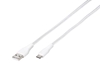 Изображение Vivanco cable USB-C - USB-A 1,5m, white (61696)