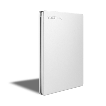 Attēls no Toshiba Canvio Slim external hard drive 2 TB Silver
