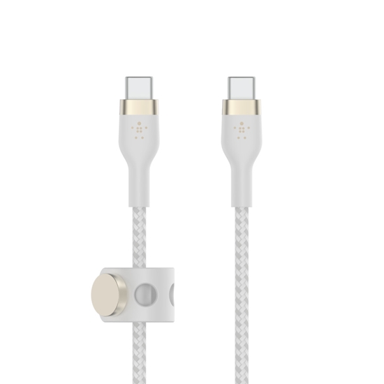 Picture of Belkin Flex USB-C/USB-C till 60W 1m, white CAB011bt1MWH