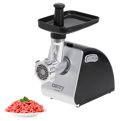 Picture of Camry Meat mincer CR 4812 Silver/Black, 1600 W, Number of speeds 2, Throughput (kg/min) 2