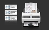 Picture of Epson DS-730N Sheet-fed scanner 600 x 600 DPI A4 Black, Grey