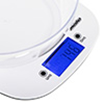 Picture of MESKO Kitchen scale with a bowl,Max. weight 5 kg