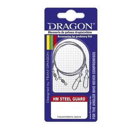 Изображение Pavadiņa Dragon HM 7x7 carbon/steel/Momoi (2gb) 6kg - 25cm