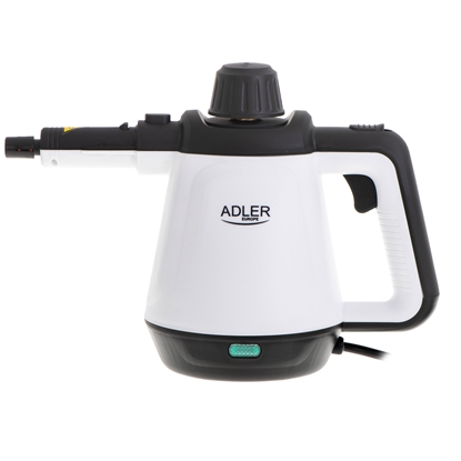 Attēls no Adler Steam cleaner AD 7038 Power 1200 W, Steam pressure 3.5 bar, Water tank capacity 0.45 L, White/Black