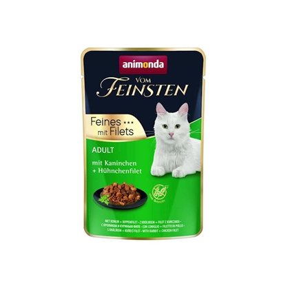 Изображение ANIMONDA Vom Feinsten Rabbit, chicken fillet - wet cat food - 85g