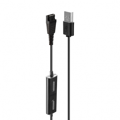 Изображение Lindy USB Type A to Quick Disconnect Headset Adapter