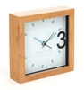 Picture of Platinet alarm clock April, wooden (43623)