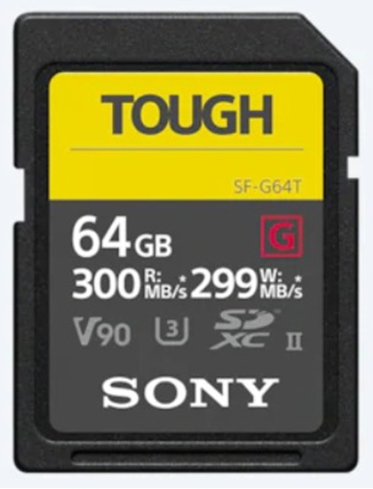 Picture of Sony SDXC G Tough series    64GB UHS-II Class 10 U3 V90