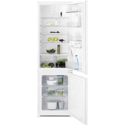 Obrazek Akcija! Electrolux iebūv. ledusskapis ar saldētavu apakšā, balts, 177.2cm