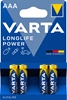 Изображение 1x4 Varta Longlife Power Micro AAA LR03