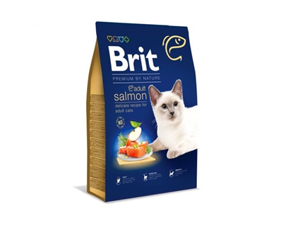 Picture of Dry cat food BRIT PREMIUM BY NATURE ADULT Salmon 1,5 kg