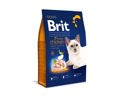 Picture of Dry cat food BRIT PREMIUM BY NATURE INDOOR Chicken 1,5 kg