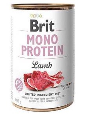 Attēls no BRIT MONO PROTEIN Wet dog food Lamb 400 g
