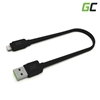 Изображение Kabelis Green Cell USB-A Male - Lightning Male with Fast Charging 25cm Black