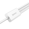 Изображение Baseus Superior USB cable 1.5 m USB 2.0 USB A USB C.Micro USB A/Lightning White