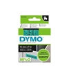 Изображение Dymo D1 12mm Black/Green labels 45019