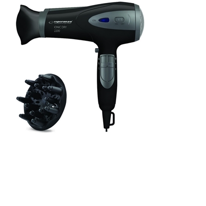 Изображение Esperanza EBH005K Hair dryer Black 2200 W