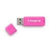 Picture of Integral 16GB USB2.0 DRIVE NEON PINK USB flash drive USB Type-A 2.0
