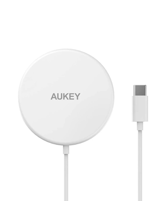 Attēls no AUEKY Aircore Magnetic LC-A1 Wireless magnetic charger QI USB-C 15W White