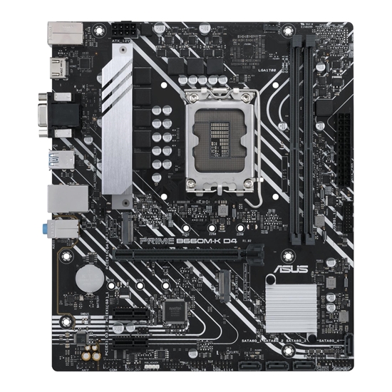 Picture of ASUS PRIME B660M-K D4 Intel B660 LGA 1700 micro ATX