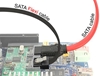 Picture of Delock Cable SATA FLEXI 6 Gbs 20 cm black metal