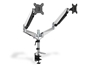 Picture of Digitus Universal Dual Desktop Monitor Mount with gas spring and clamp mount