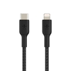 Picture of Belkin Lightning/USB-C Cable 2m braided, mfi cert., black