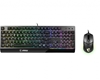 Изображение MSI VIGOR GK30 COMBO RGB MEMchanical Gaming Keyboard + Clutch GM11 Gaming Mouse ' UK Layout, 6-Zone RGB Lighting Keyboard, Dual-Zone RGB Lighting Mouse, 5000 DPI Optical Sensor, RGB Mystic Light'