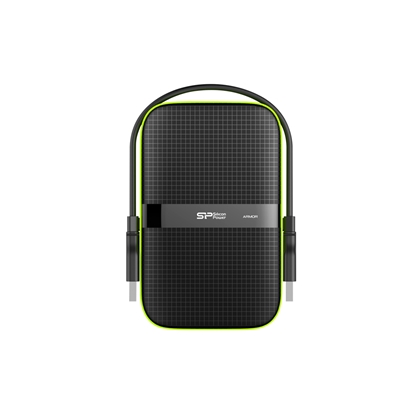 Attēls no Silicon Power Armor A60 external hard drive 5000 GB Black, Green