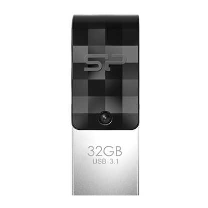 Attēls no Silicon Power Mobile C31 USB flash drive 32 GB USB Type-A / USB Type-C 3.2 Gen 1 (3.1 Gen 1) Black, Silver