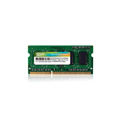 Изображение Silicon Power SP004GLSTU160N02 memory module 4 GB 1 x 4 GB DDR3L 1600 MHz