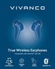Picture of Vivanco wireless headset Fresh Pair BT, blue (60607)